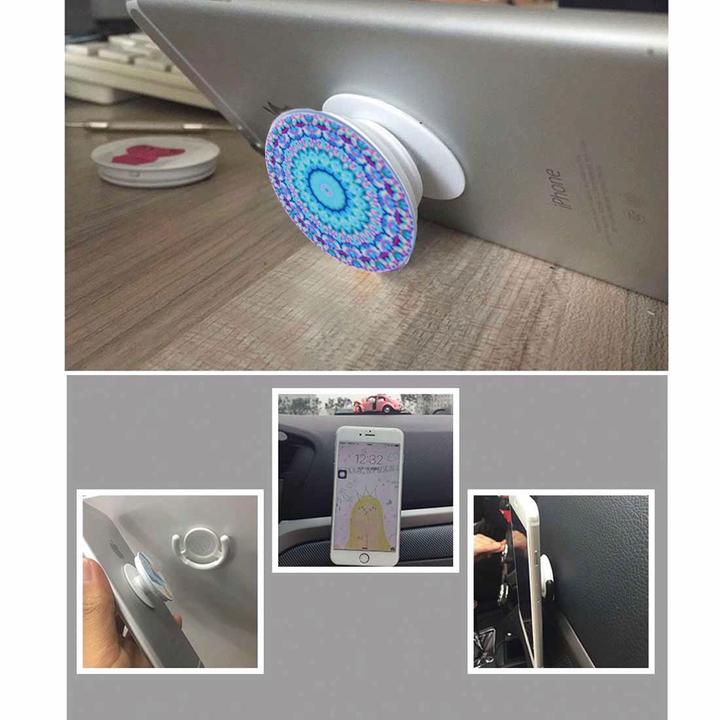 Actual product image Cover-Discount Universal - Multifunctional Smartphone Stand Mandala light