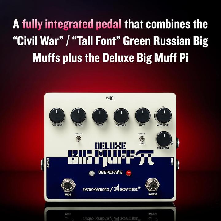 Actual product image Electro-Harmonix Sovtek Deluxe Big Muff Pi (Electric guitar)