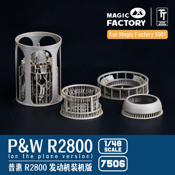 Immagine prodotto Magic Factory 1/48 Motore P&W R2800 Versione da esposizione separata Set 2