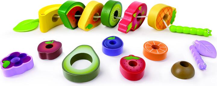 Actual product image Hape Gourmet Caterpillars Fruit Set