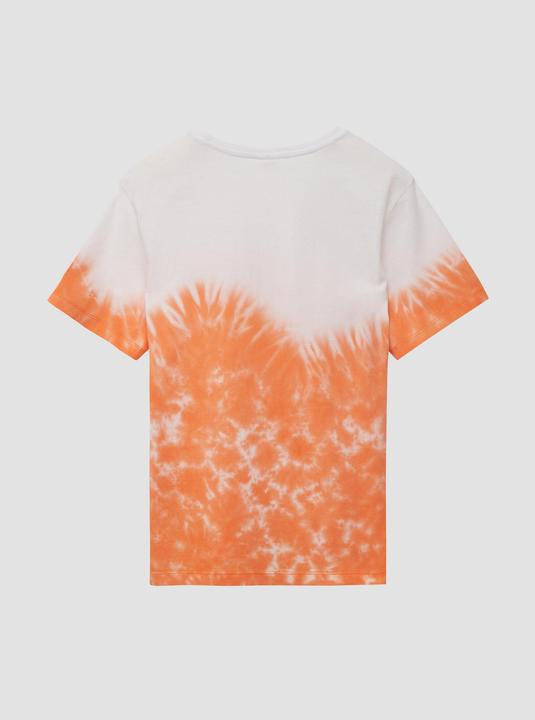 Produktbild S.Oliver T-Shirt T-Shirt mit Batikmuster und überschnittenen Schultern (134, 140)
