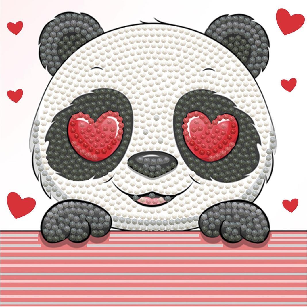 Thumbnail - Diamond Dotz Diamond Painting Panda Liebe