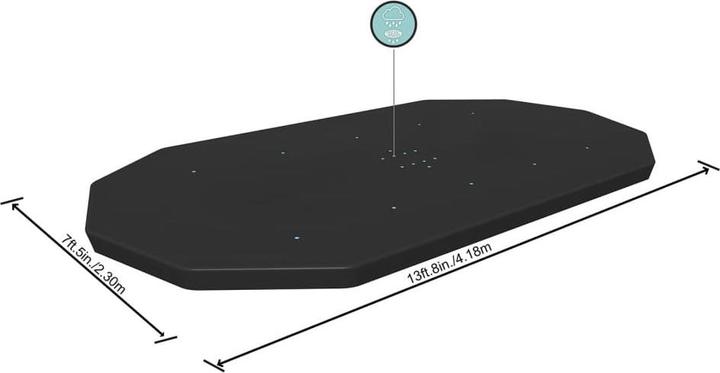 Produktbild Bestway Oval Frame Pool (230 x 418 cm)