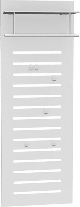 Kerkmann Wall coat rack tec-art 32606614 silver metal 6 hooks 60.0 x 170.0 cm