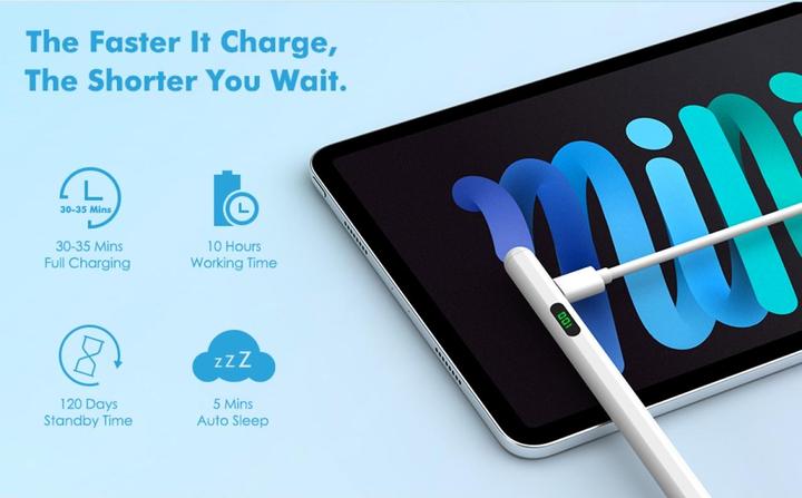 Produktbild PowerGuard Magnetic Stylus Universal Touchscreen Pencil