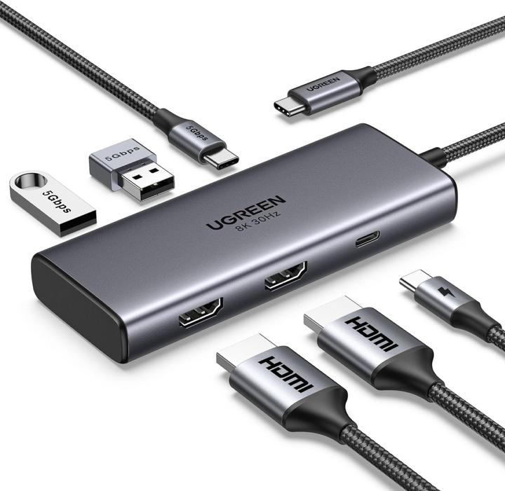 Image du produit Ugreen CM498 (USB-C, 6 Ports)