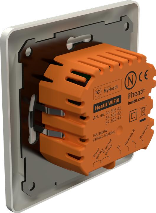 Actual product image Heatit WiFi6 thermostat (White RAL 9010)