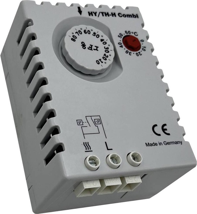 Immagine prodotto Rose Lm Quadro elettrico combinazione riscaldamento-igro-termostato HY/TH Combi 230 V/AC 1 NO, 1 NC