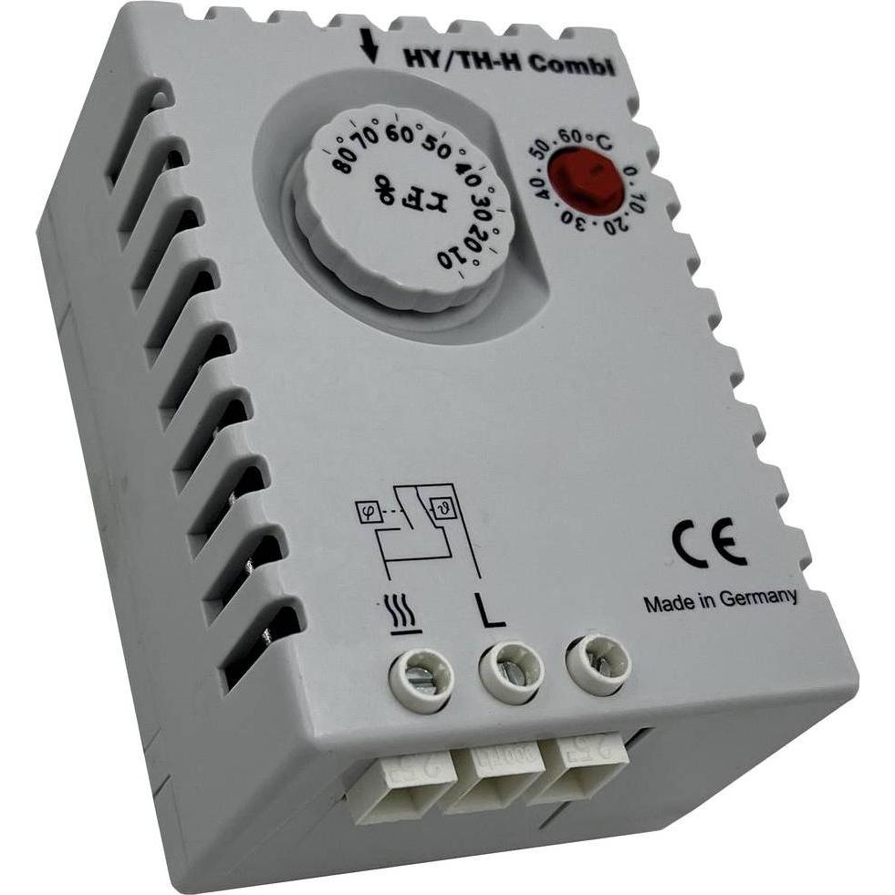 Rose Lm Schaltschrankheizungs-Hygro-Thermostat-Kombination HY/TH Combi 230 V/AC 1 Schliesser, 1 Öff, Zubehör Heizen