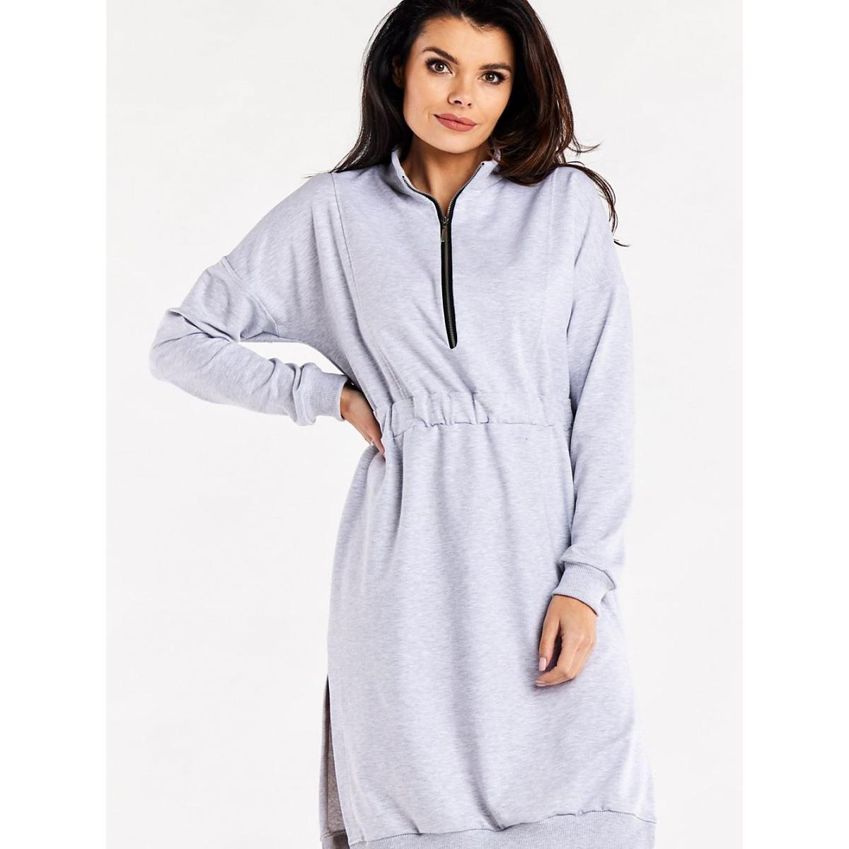 Infinite You, Kleider, Alltagskleid, Grau, (M)