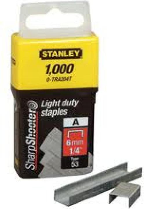 Produktbild Stanley Tackerklammern Heftklammern 1000 Stück 12 mm Schenkellänge