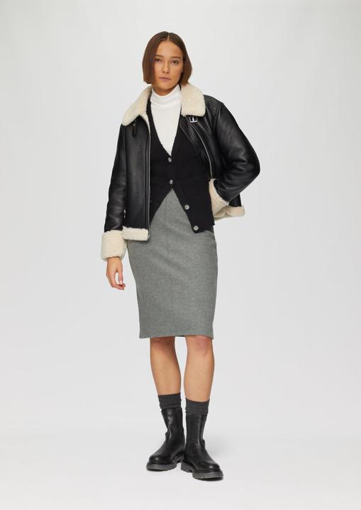 Produktbild S.Oliver Rock Weicher Midi-Rock aus Sweat (38)