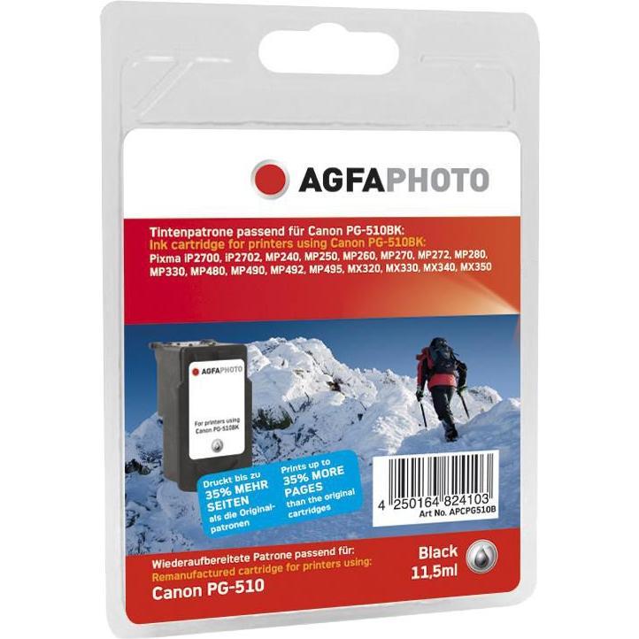 Thumbnail - AGFAPHOTO, Druckerpatrone, Apcpg510b (BK)