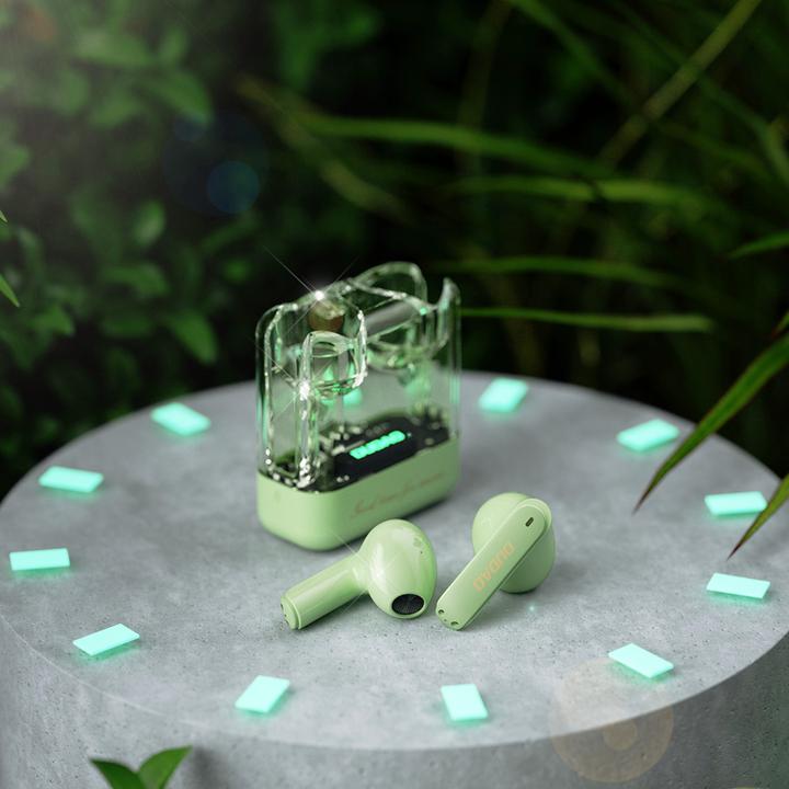 Actual product image Dudao U18Pro Bluetooth 5.3 TWS wireless headphones - green (6 h, Wireless)