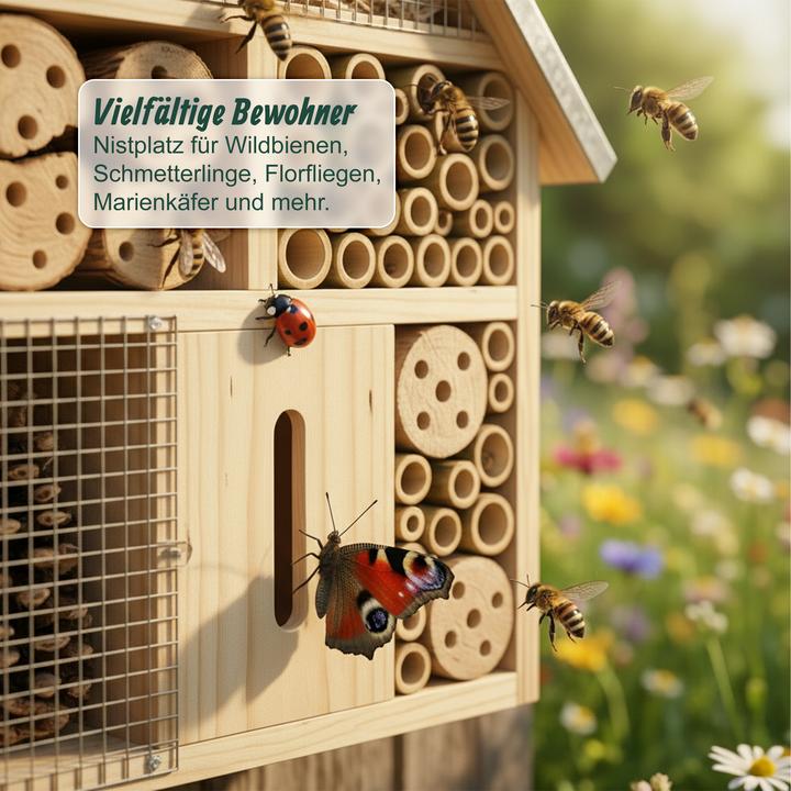 Immagine prodotto Relaxdays Insettario (Api, Coccinelle, Farfalle, Merletti)