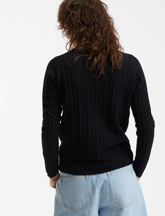 Actual product image La Redoute Collections Feinstrickcardigan mit V-Ausschnitt und Knopfverschluss (M)