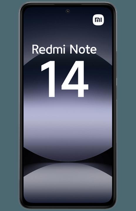 Actual product image Xiaomi Redmi Note 14 (128 GB, Midnight Black, 6.67", Hybrid Dual SIM, 4G)