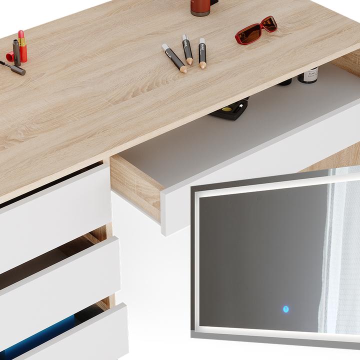 Image du produit Vicco Sherry avec éclairage (120 x 75 x 55 cm)
