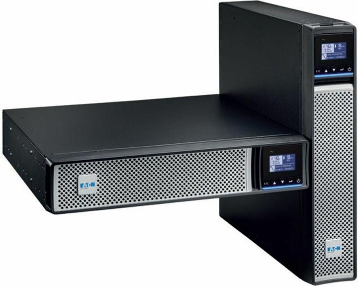 Actual product image Eaton 5PX 1000I 1000VA/1000W Tower/Rack 2U optional SNMP or MS Ralais card 7 min Runtime (1000 VA, 1000 W, Line-interactive UPS)