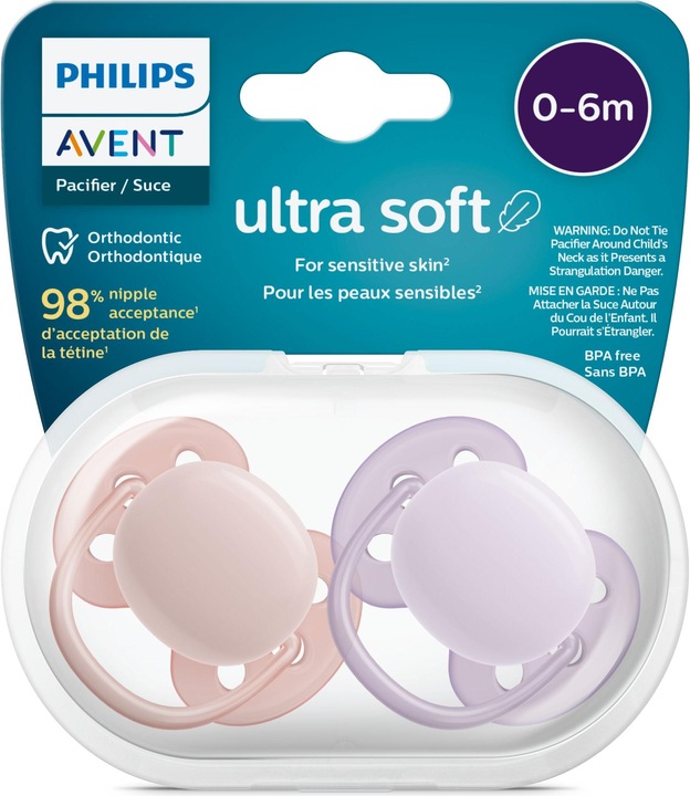 Image du produit Philips Avent ultra doux (2 x, dès la naissance)