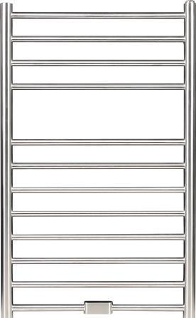 Actual product image Thermrad Stainless steel towel radiator RVS LINA 1600X600 brushed steel (matt)... 75/65/20 - 393W