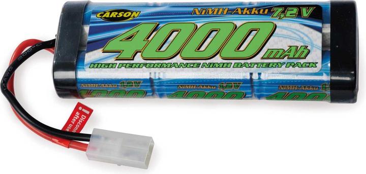 Image du produit Carson 7,2V/4000mAh Batterie NiMH Race TAM (7.20 V, 4000 mAh)