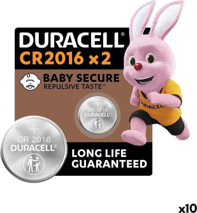 Image du produit Duracell CR2016 (10 pcs, CR2016)