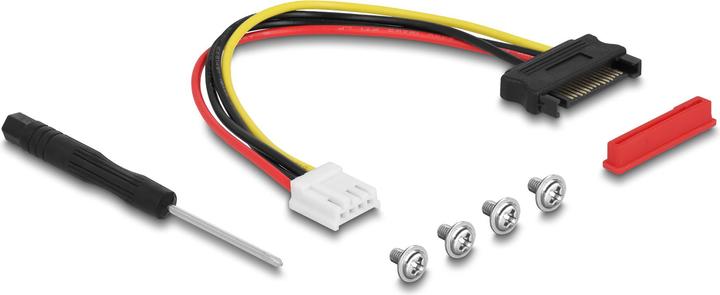 Actual product image Delock M.2 Key M to U.2 SFF-8639 NVMe Adapter with 20 cm cable