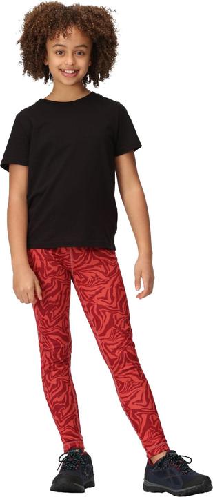 Actual product image Regatta Childrens/Kids Barlia Zebra Print Winter Leggings (164)