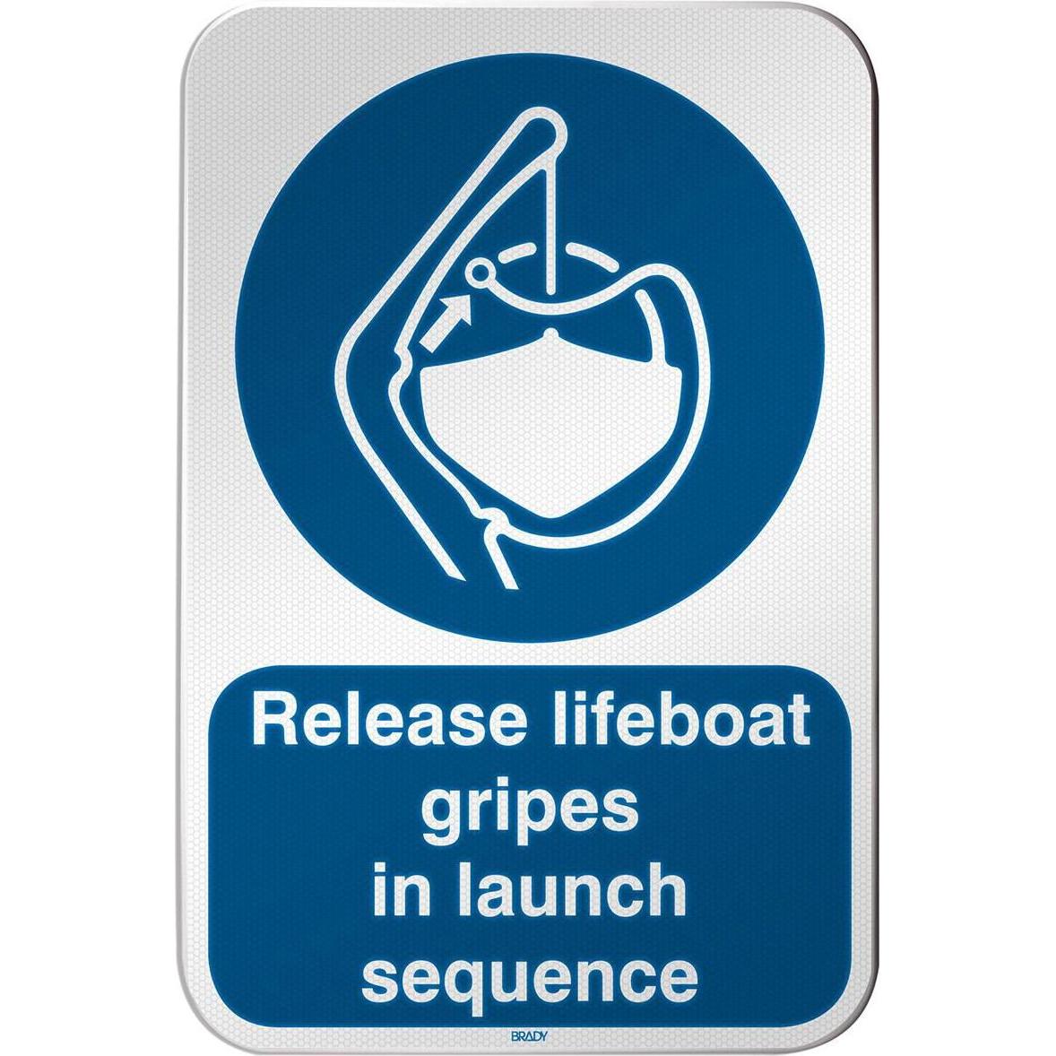 Brady, Etiketten, ISO Safety Sign - Release