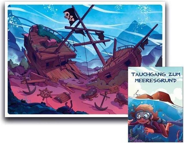 Actual product image Clementoni Clemen Escape Game Trio Set 59353 (German, 1 - 6 Players)