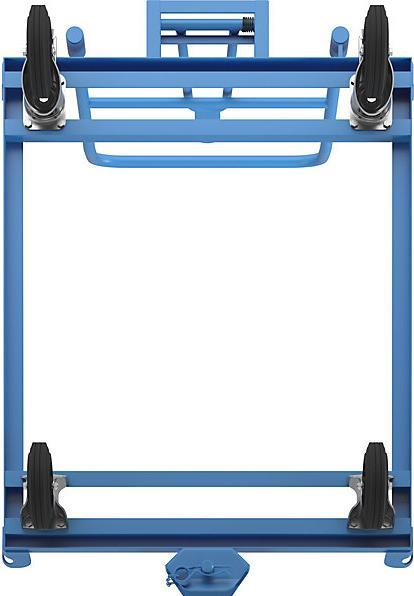 Actual product image eurokraft pro Chassis with drawbar and coupling (500 kg)