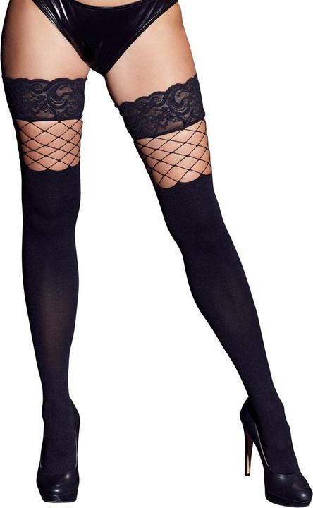 Produktbild Cottelli Collection Strümpfe mit Netzdetail (M, S)