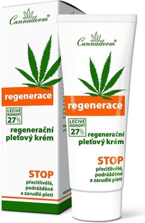 Actual product image Cannaderm Regeneration Regenerating Skin Cream 75 g (Body cream)