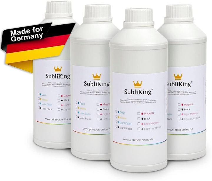 Produktbild Subliking Sublimationstinte (M, C, Y, BK)
