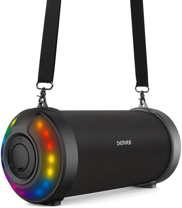 Actual product image Denver BTG-212 Portable Speaker Mono Portable Speaker Black 8.5W (4 h, Battery operated)
