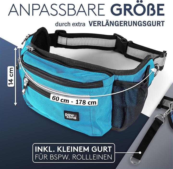 Immagine prodotto Paw Zone Futterbeutel für Hunde mit Reflektorband (Destrezza)