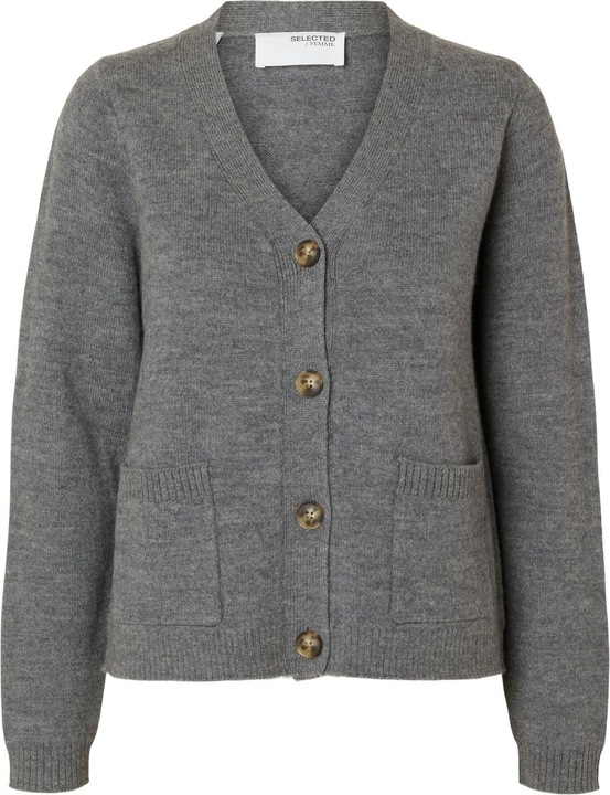 Actual product image Selected Femme 100% wool cardigan (XL)