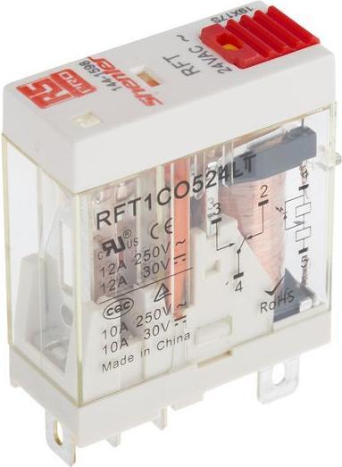 Produktbild RS PRO Plug-in relay SPCO 24Vac LED Lock