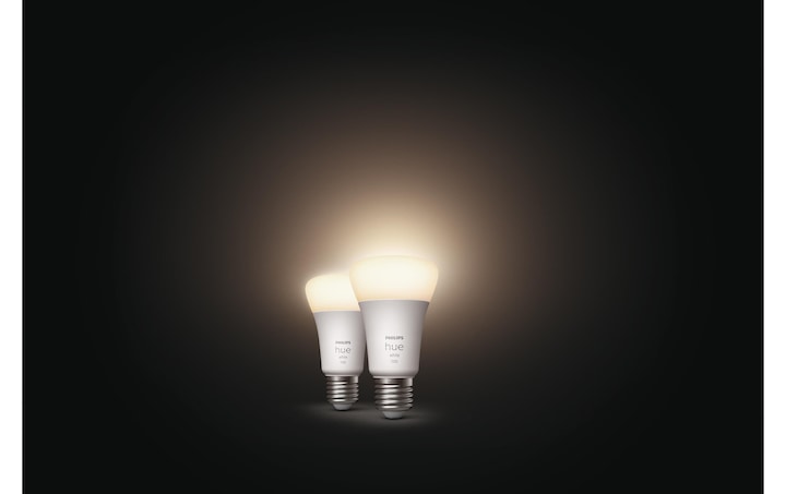 Actual product image Philips Hue White (E27, 9.50 W, 1050 lm, 2 x, F)