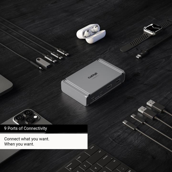 Actual product image CalDigit Element 5 Hub (Thunderbolt, 8 ports)