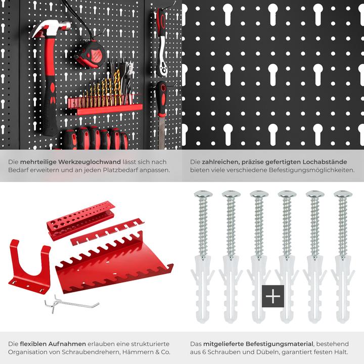 Actual product image tectake Tool Pegboard