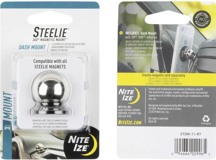 Actual product image Nite Ize Steelie Dash Ball