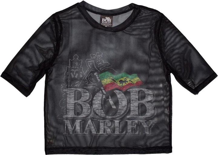 Actual product image Bob Marley Womens/Ladies Mesh Crop Top (M)