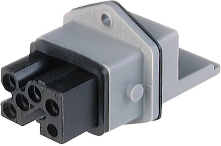 Produktbild Hirschmann Einbaudose STAKEI 5 grau 5+PE