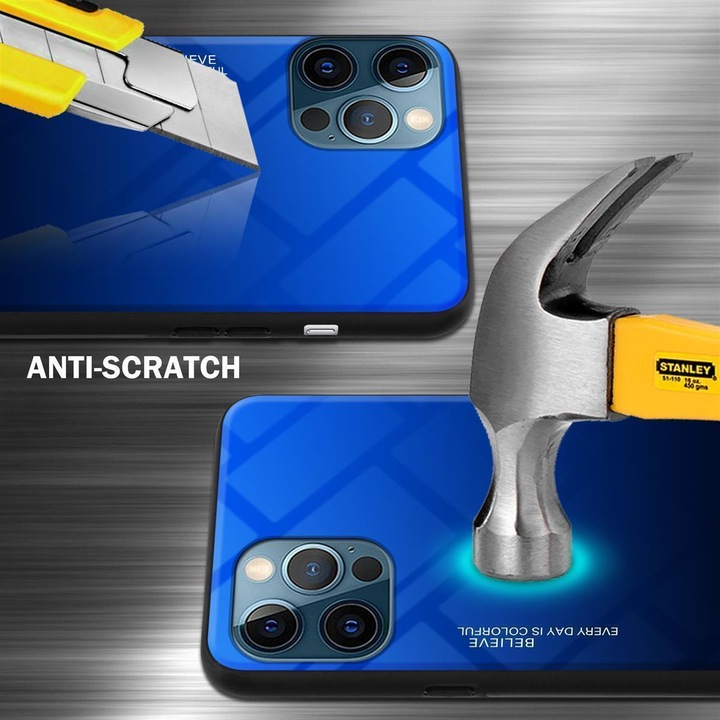 Actual product image Cadorabo TPU 2 colors glass envelope (Apple iPhone 13 Pro)