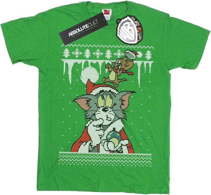 Produktbild Tom & Jerry Christmas Fair Isle TShirt Jungen (152, 158)