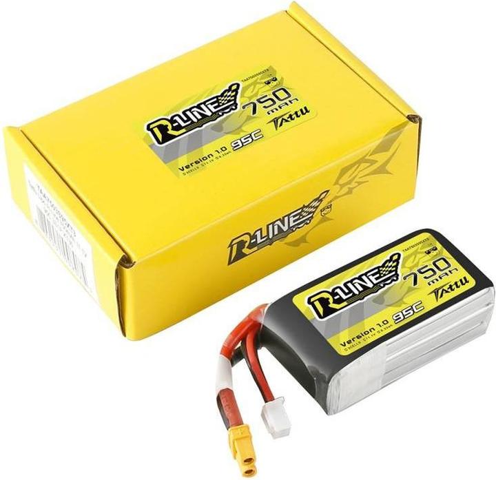 Produktbild Tattu R-Line 750mAh 11.1V 3S1P 95C Lipo Battery (11.10 V, 750 mAh)