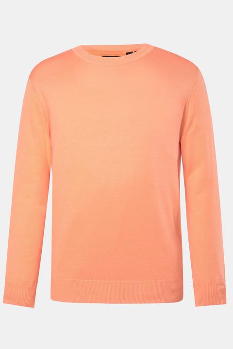 Produktbild JP1880 Pullover, leichter Feinstrick, Badge, Rundhalsausschnitt, bis 7 XL (L)