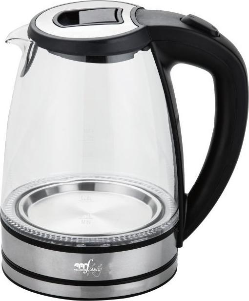 Actual product image Melchioni MR Boil electric kettle 1.7 L 2200 W Black, Transparent (1.70 l)